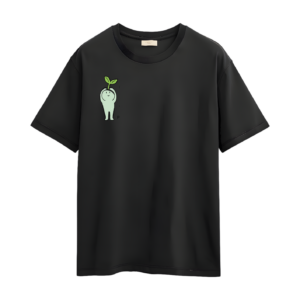 camiseta ecológica negra